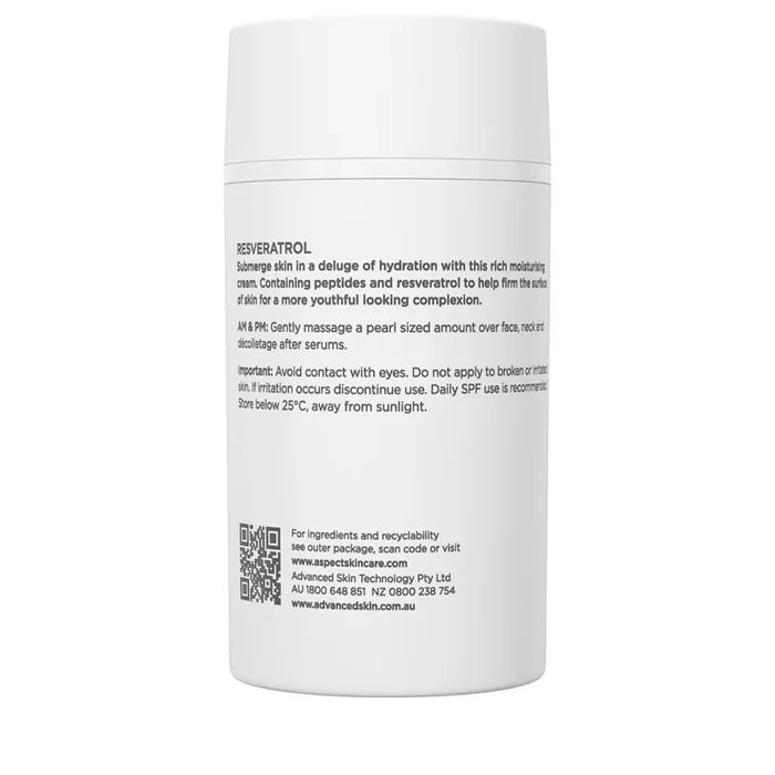 Aspect Dr Resveratrol Moisturising Cream 50g - Image 2