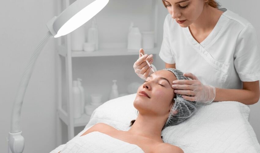 beautician-doing-filler-injection-female-client beautician-doing-filler-injection-female-client
